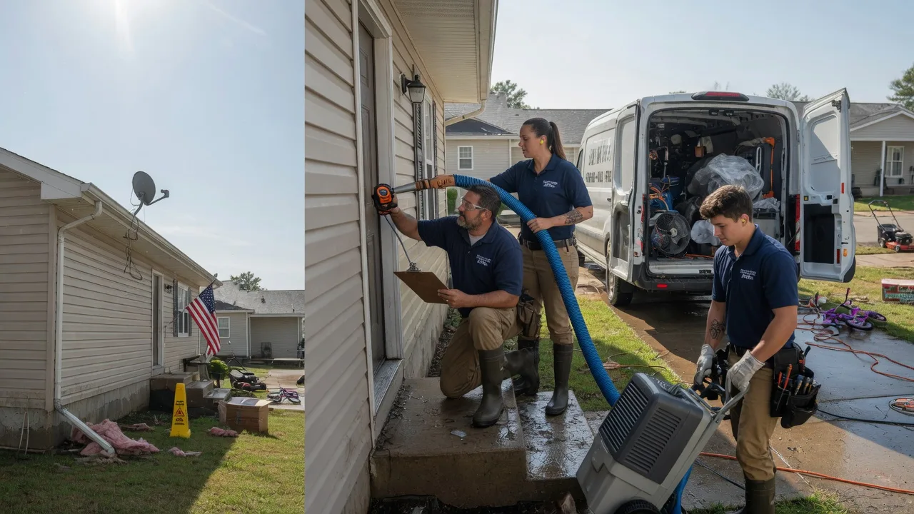 Ceiling Water Damage Restoration in Huntington, IN near me